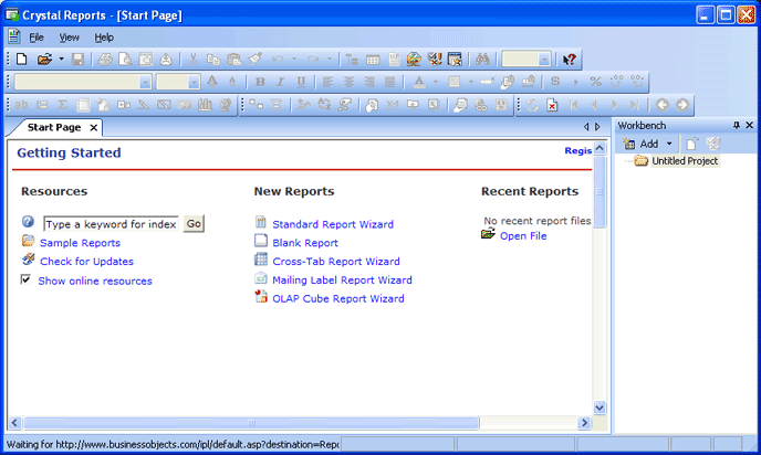 Crystal Reports Designer